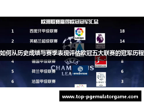 如何从历史成绩与赛季表现评估欧冠五大联赛的冠军历程
