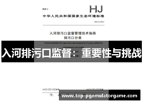 入河排污口监督：重要性与挑战