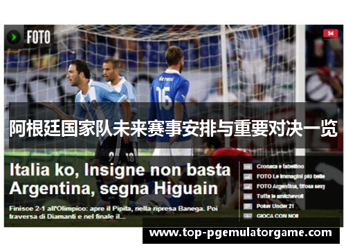 阿根廷国家队未来赛事安排与重要对决一览